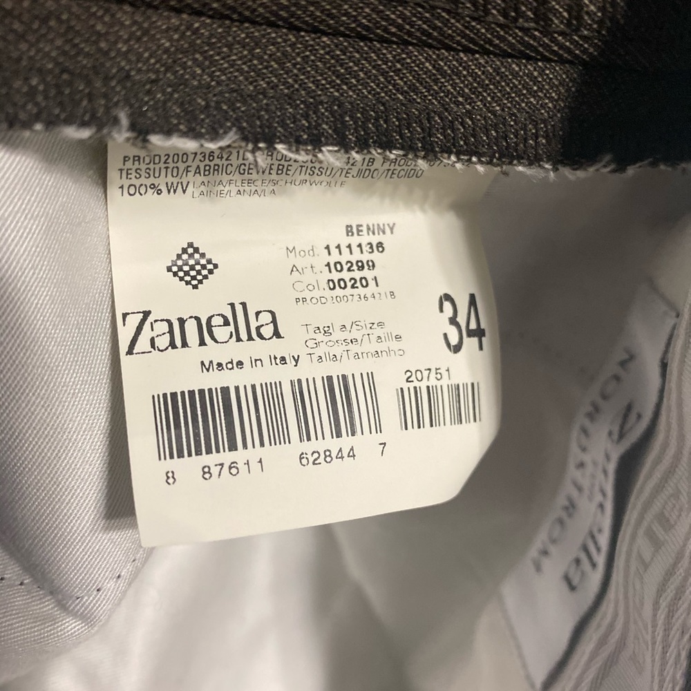 Zanella Men's Formal Trousers in Rich Brown - Picture 4 of 7